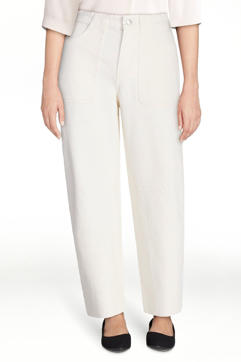 Free Assembly Women's Cropped Carpenter Barrel Jeans, 27" Inseam, Sizes 0-20 | Walmart (US)