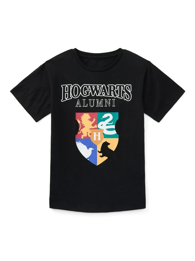 Harry Potter Girls Hogwarts Alumni Short Sleeve Graphic T-Shirt, Sizes 4-16 | Walmart (US)