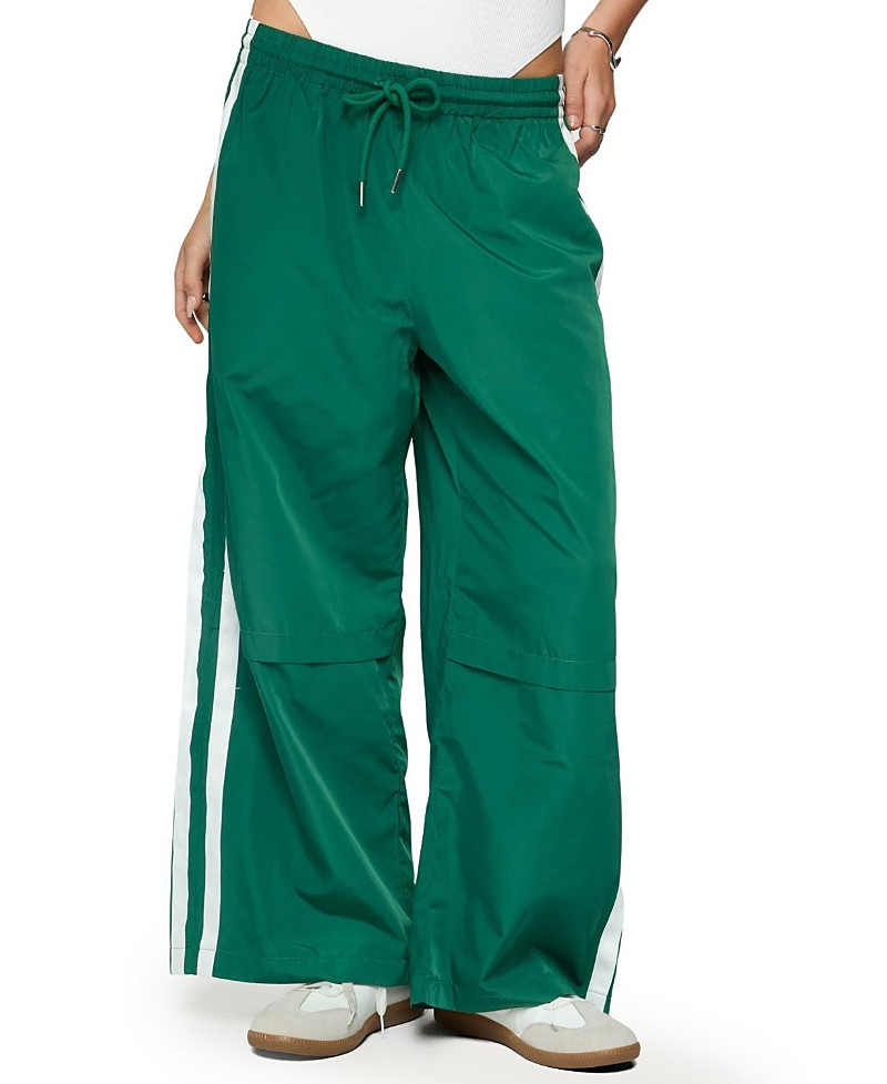 Edikted Petite Fauna Nylon Track Pants | Bloomingdale's (US)