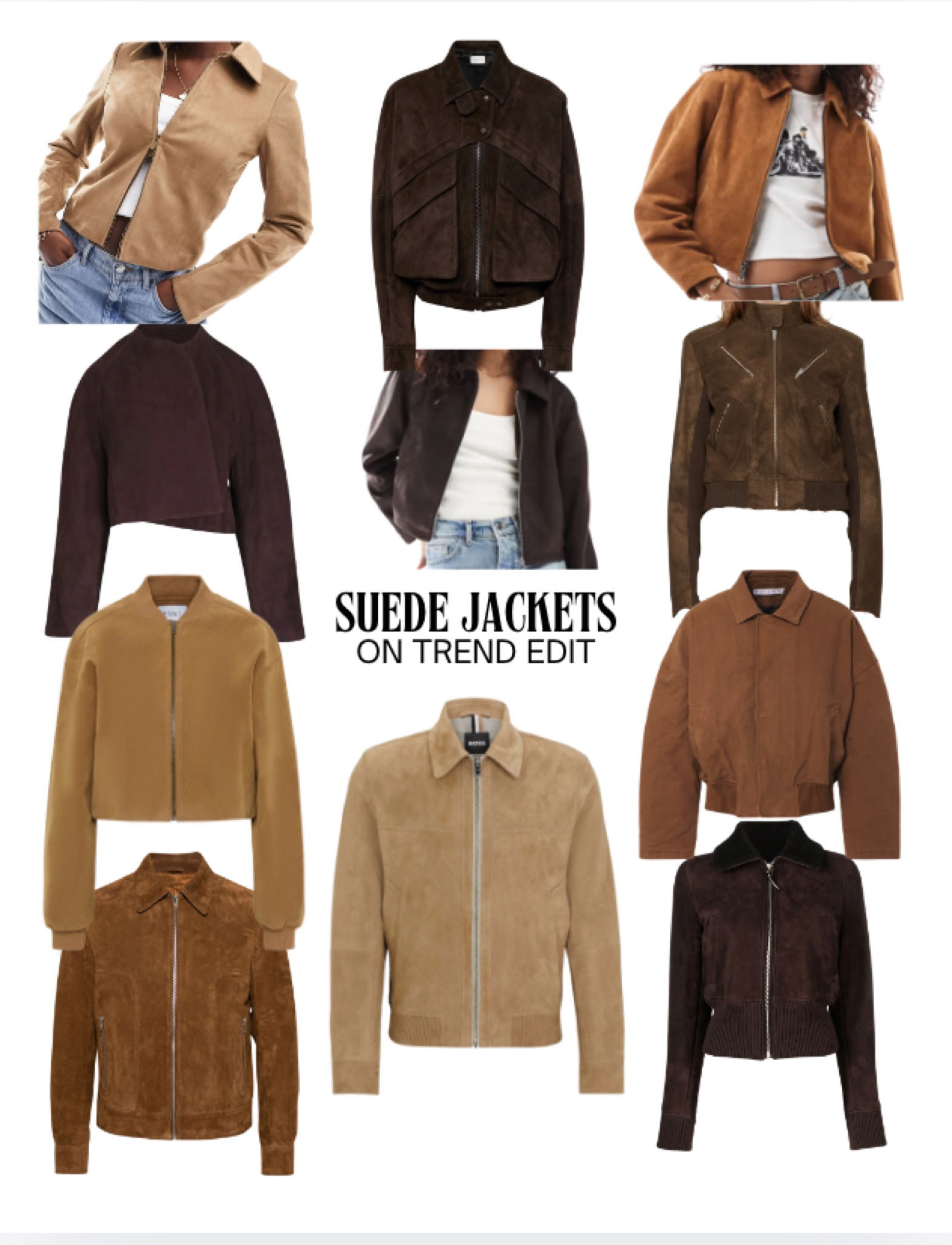 Suede jackets are everywhere atm! Here are some dreamy brown options! 

#LTKstyletip #LTKspring #LTKaustralia
