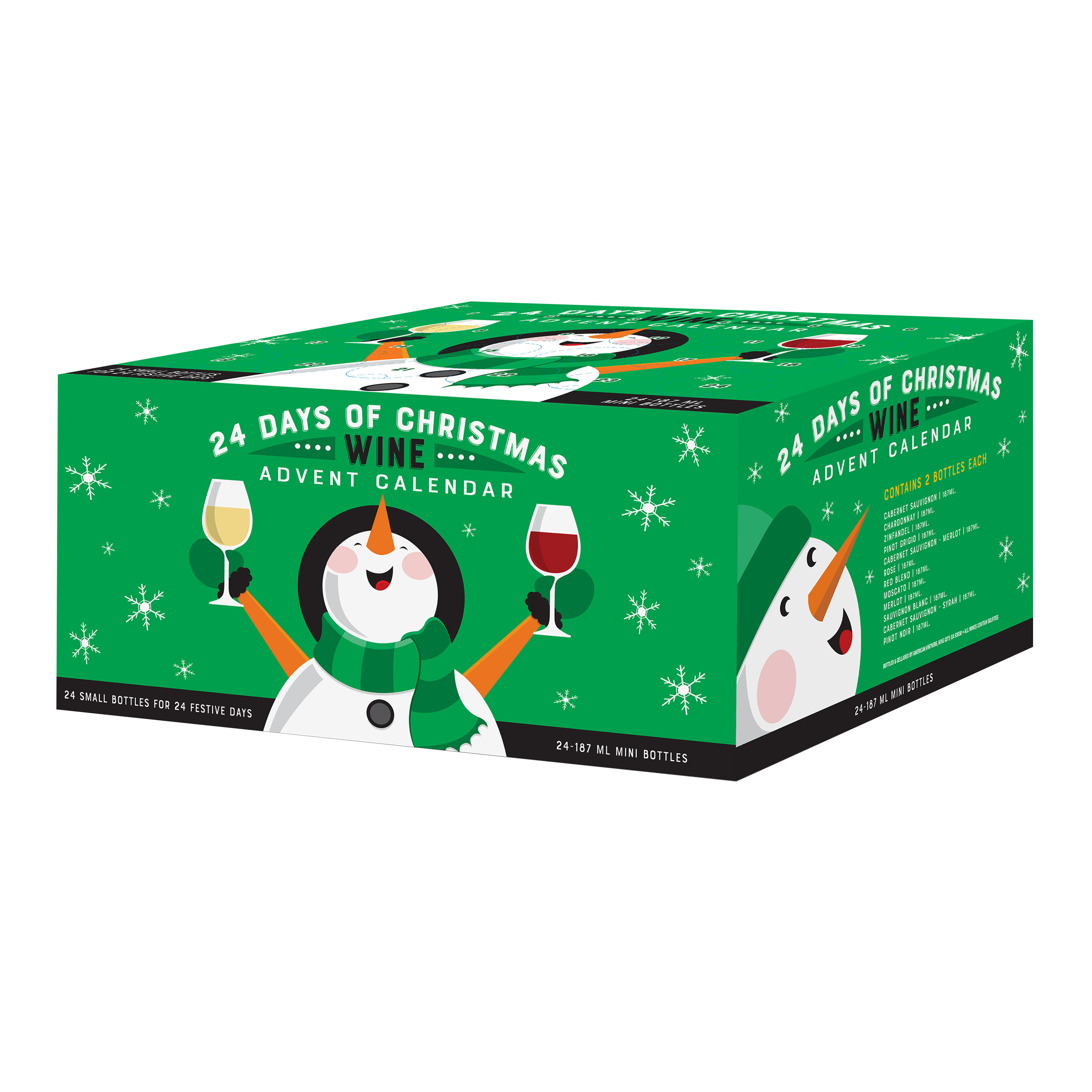Snowman Holiday Wine Sampler 24 Pack | World Market