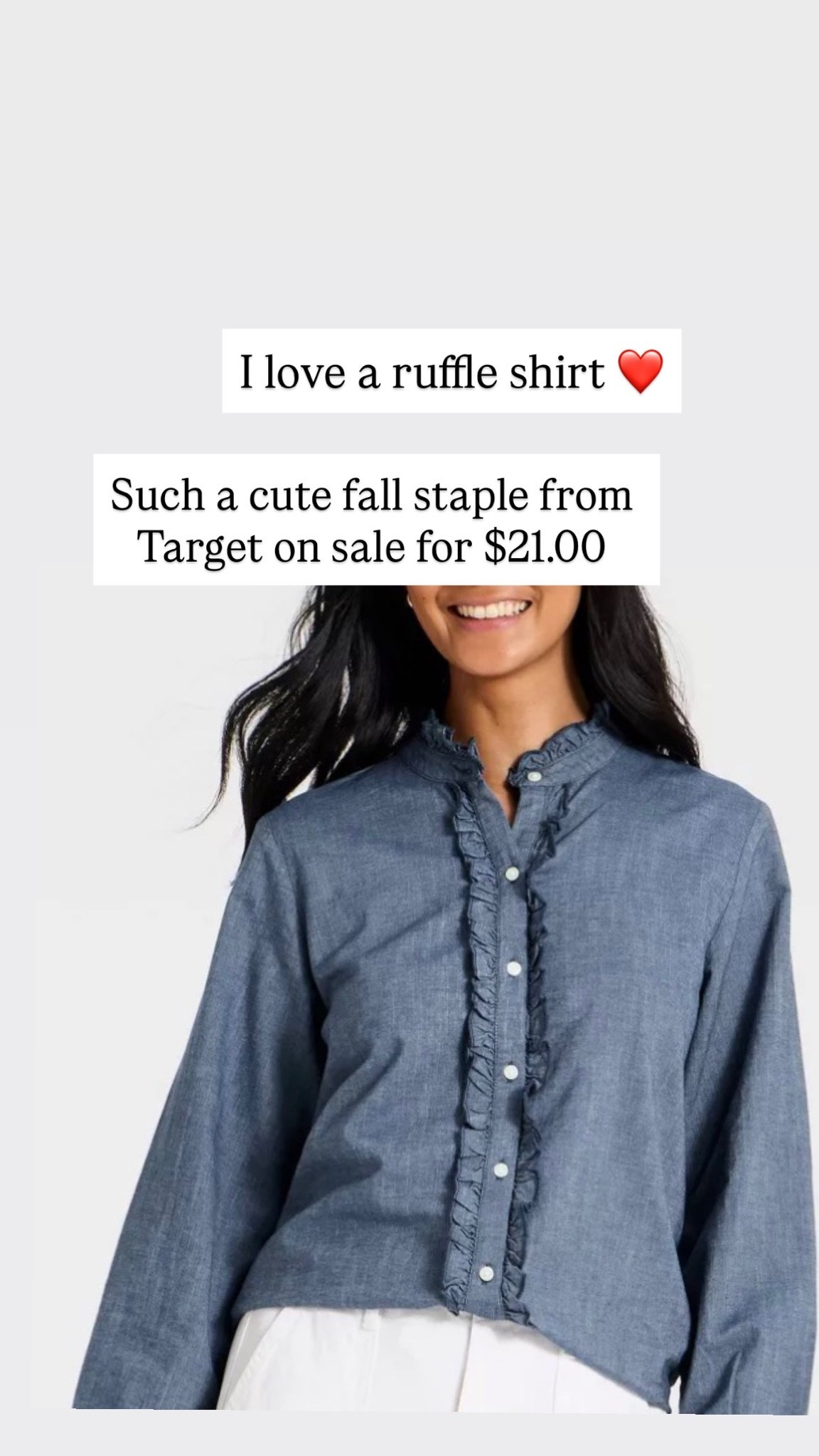 Such a cute classic style top from Target on sale for $21.00 today 

Fall outfits, fall style, classic style, business casual work outfit, outfits for women over 30, outfits for women over 40, outfits for women over 50

#LTKNYFW #LTKgrwm #LTKootd