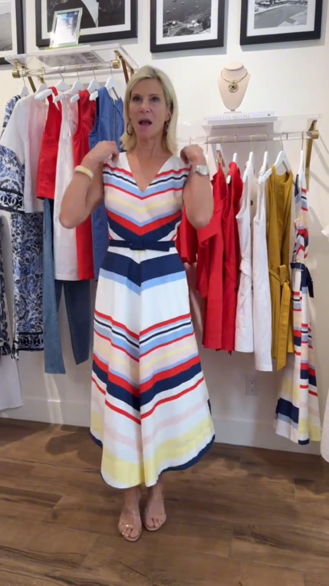 It’s on SALE, use code SUMMER20 to save!

If you love classic feminine dresses, this Cartolina beauty is one you’ll wear for years. The flattering fit, timeless stripe pattern, and polished silhouette make it perfect for weddings, brunches, vacations, and summer events. 

❤️ Heart = Support my posts
📌 Save = Get sale &restock alerts
🛍️ Follow me on LTK for more effortless everyday style.

#LTKootd #LTKOver40 #LTKSaleAlert