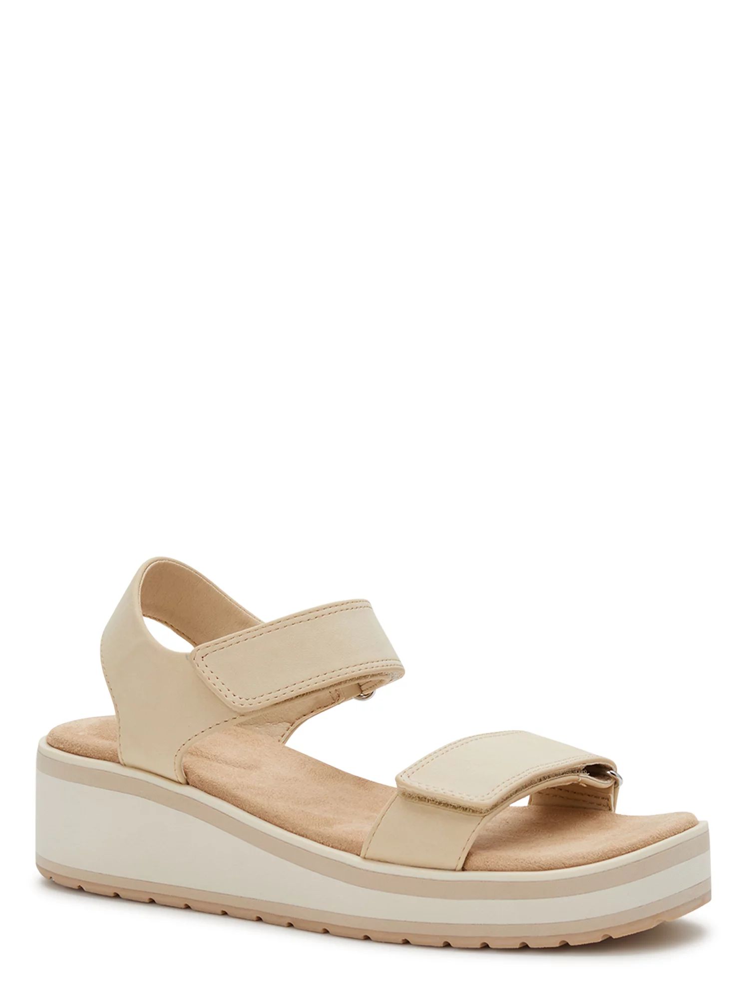 Time and Tru Women's Comfort Wedge Sandals | Walmart (US)