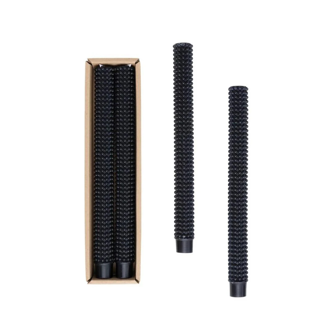 Black Hobnail Tapers | Pink Antlers