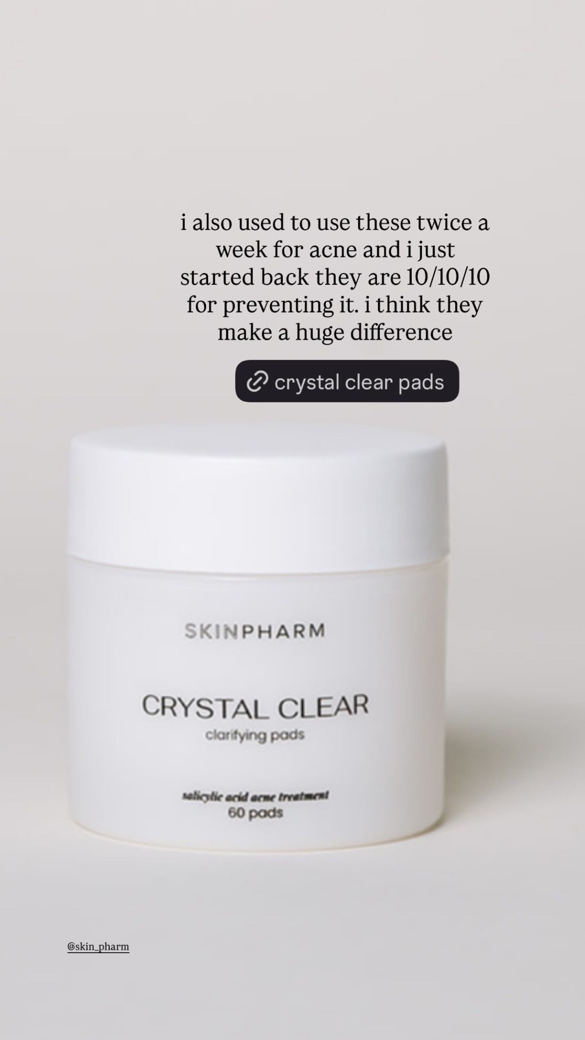 These clear pads help with any acne so much! They keep acne away and I have seen great results from consistent use! 

#LTKselfcare #LTKgrwm #LTKBeauty