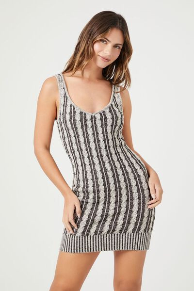 Cable Knit Mini Sweater Dress | Forever 21 (US)