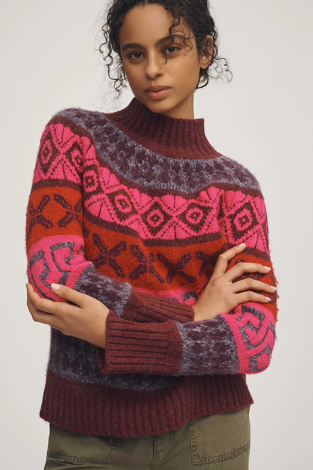 Saylor NYC Candace Mock-Neck Sweater | Anthropologie (US)