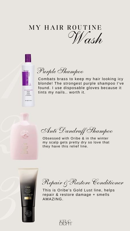 My hair wash routine☁️🧖‍♀️ I always get so many questions about what products I’m using! I explain why I love each product next to each photo #hair #hairroutine #blondehair 

#LTKbeauty #LTKstyletip