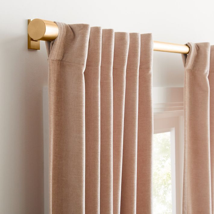 Worn Velvet Blackout Curtain | West Elm (US)