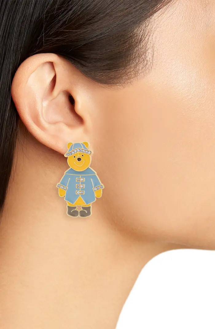 BaubleBar x Disney® Winnie the Pooh Raincoat Drop Earrings | Nordstromrack | Nordstrom Rack