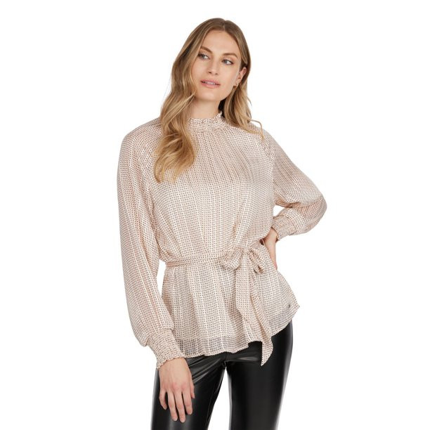 Mexx Women’s Raglan Sleeve Blouse with Ruffles | Walmart (CA)