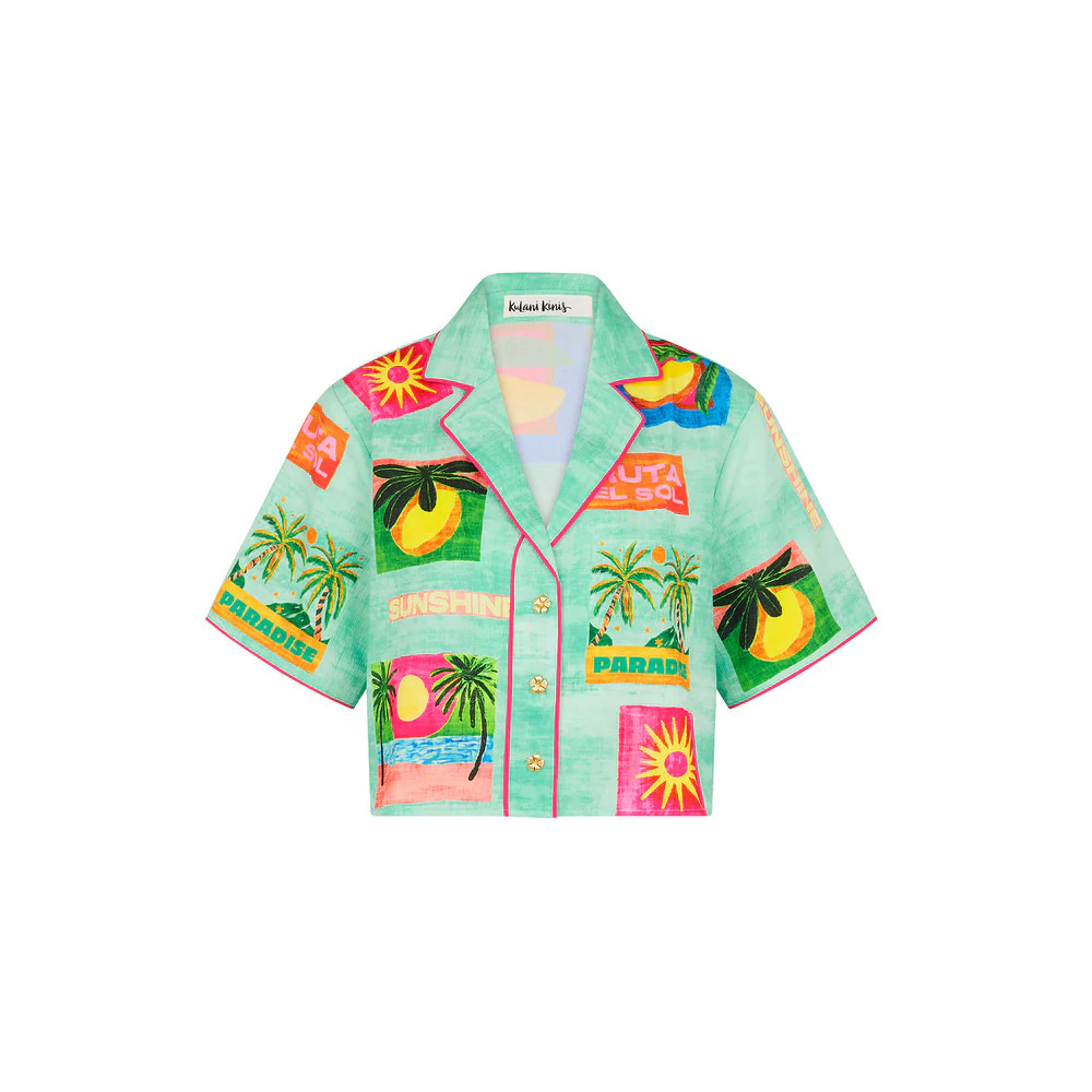 Short Sleeve Summer Shirt - Ocean Honey | Kulani Kinis US