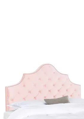 Safavieh Arebelle Velvet Tufted Headboard, Pink | Belk