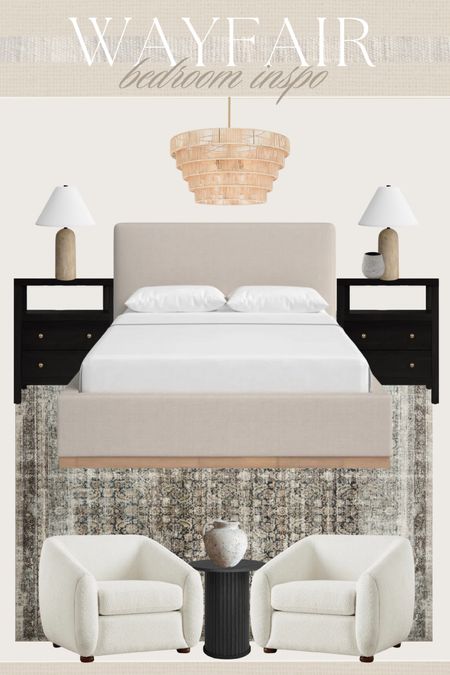 Wayfair bedroom inspo 🤍

#wayfair #wayfairfinds #wayfairmusthaves #bedroom #bedroominspo #neutralbedroom #nightstands #bed #rug

#LTKHome