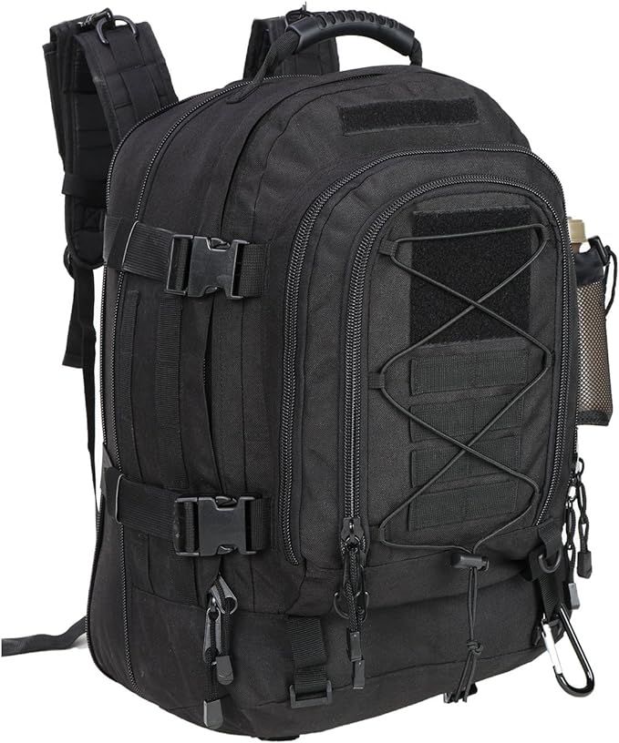 Outdoor 3 Day Expandable 40-64L Backpack Military Tactical Hiking Bug Out Bag | Amazon (US)