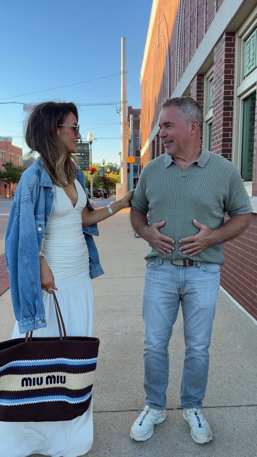 Date night fit check! Comment DATE and I’ll send you links to shop! 

My dress is Jersey and super flattering around the waist, the jacket is made of that sweatshirt material, extra soft! 

Size xs on dress and jacket, Brian’s large shirt and 32 jeans

#LTKootd #LTKgrwm #LTKdayinmylife
