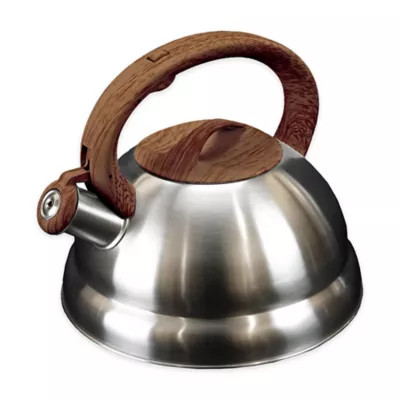 Frigidaire Wood Soft Handle 3.2 qt. Tea Kettle in Light Wood | Bed Bath & Beyond