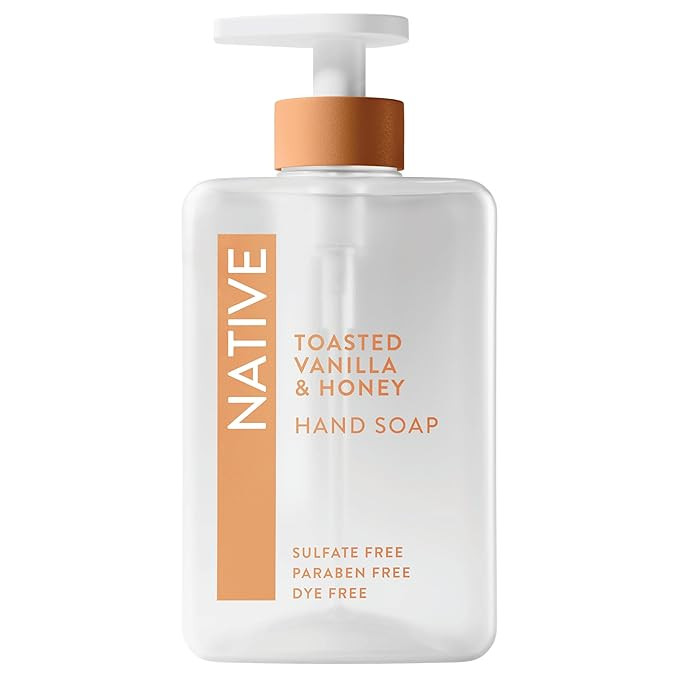 Native Liquid Hand Soap, Toasted Vanilla & Honey Scent, Non-Drying Formula for Soft, Smooth Hands... | Amazon (US)