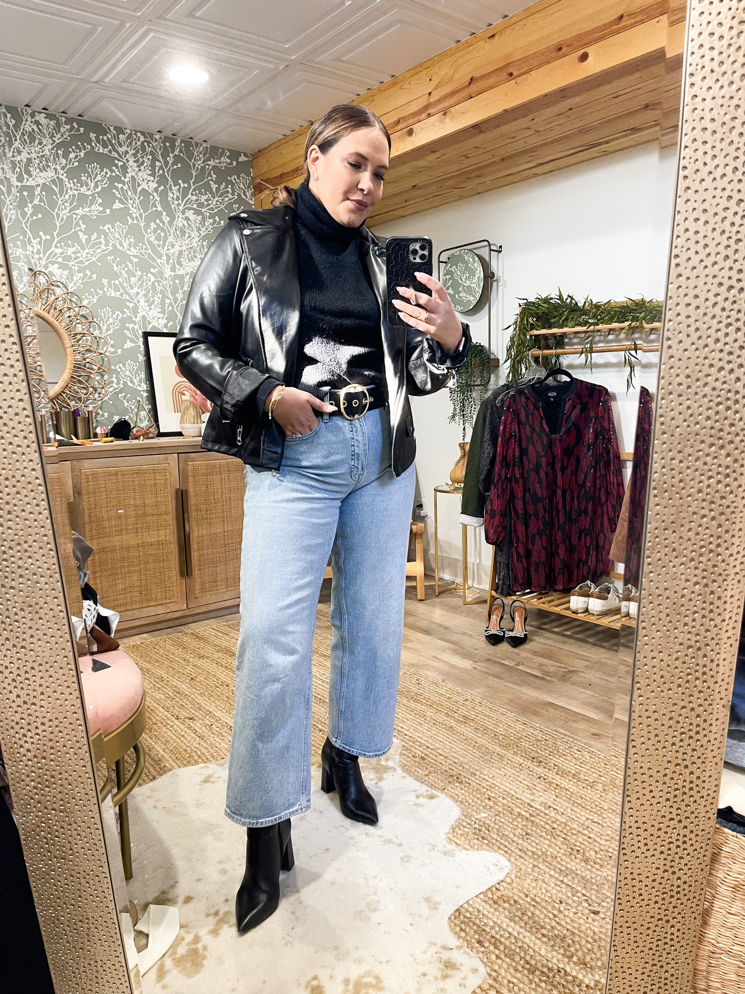 #walmartpartner Sometimes simple is best! This classic look from @walmartfashion is a holiday look I could wear on repeat! 

#LTKSeasonal #LTKHoliday #LTKunder50