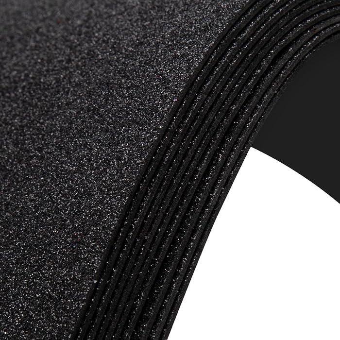 10 Pack Glitter Foam Sheets Craft 8 x 12 inch (Black) | Amazon (US)