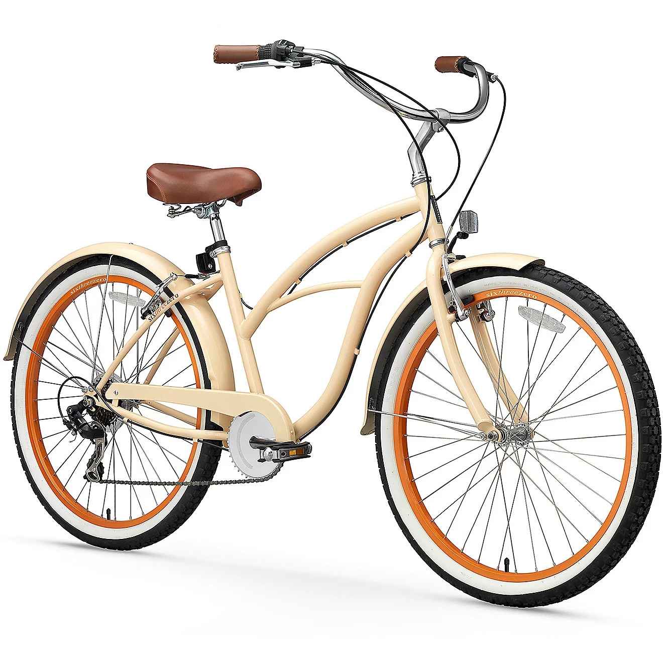 sixthreezero Women's Scholar 26 in 7-Speed Beach Cruiser Bike | Academy Sports + Outdoors