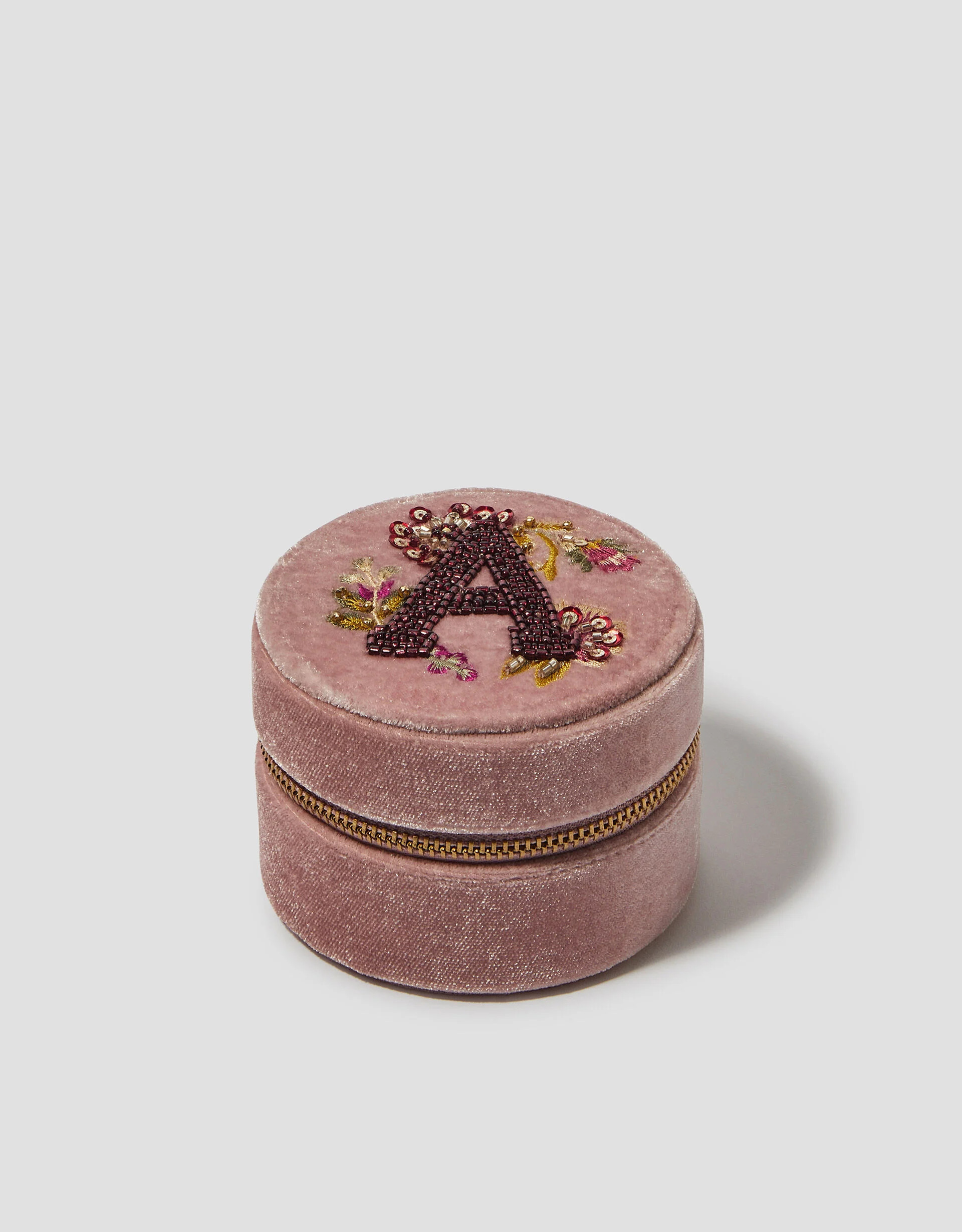 Initial Embellished Jewellery Box Pink | Monsoon (UK)