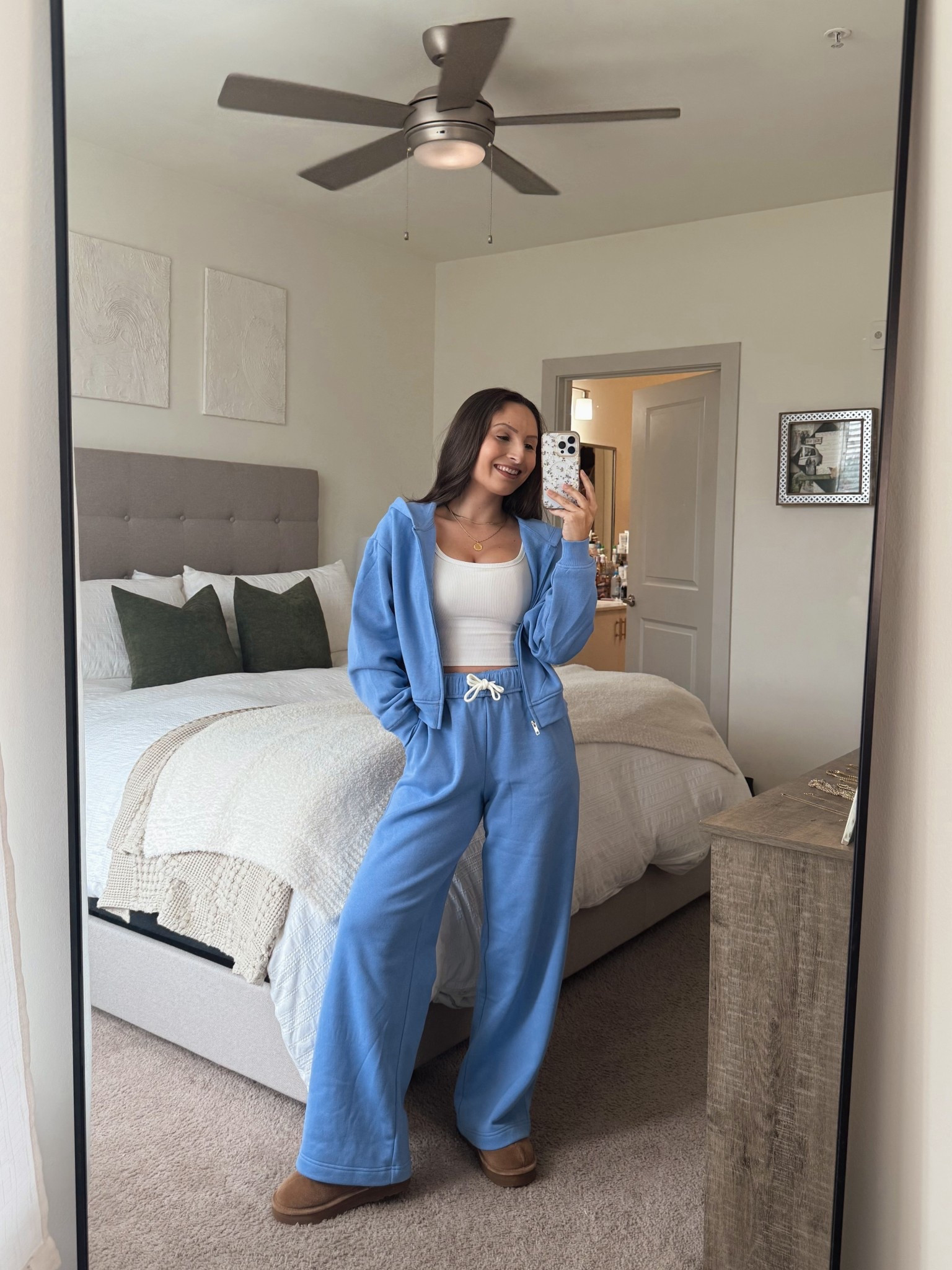 Jacket - S (size up),
Pants - XS,
Tank - XS

#LTKPetite #LTKootd #LTKgrwm