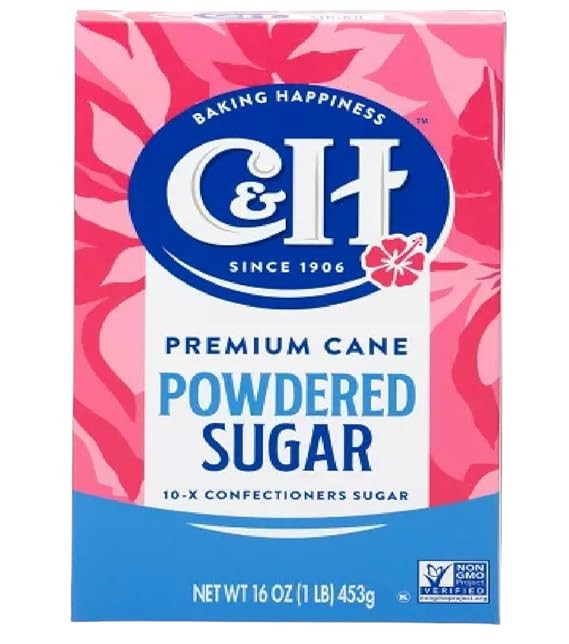 C&h: Pure Cane Powdered Confectioners Sugar, 1 Lb | Amazon (US)