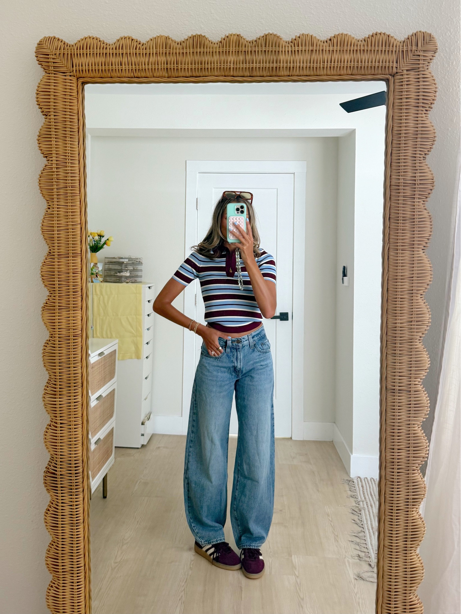 comfy casual fall outfit ideas🍂🤎 wearing an XS in sweaters and tops and 24 / 00 regular in jeans. love these from @macys !

#LTKootd
