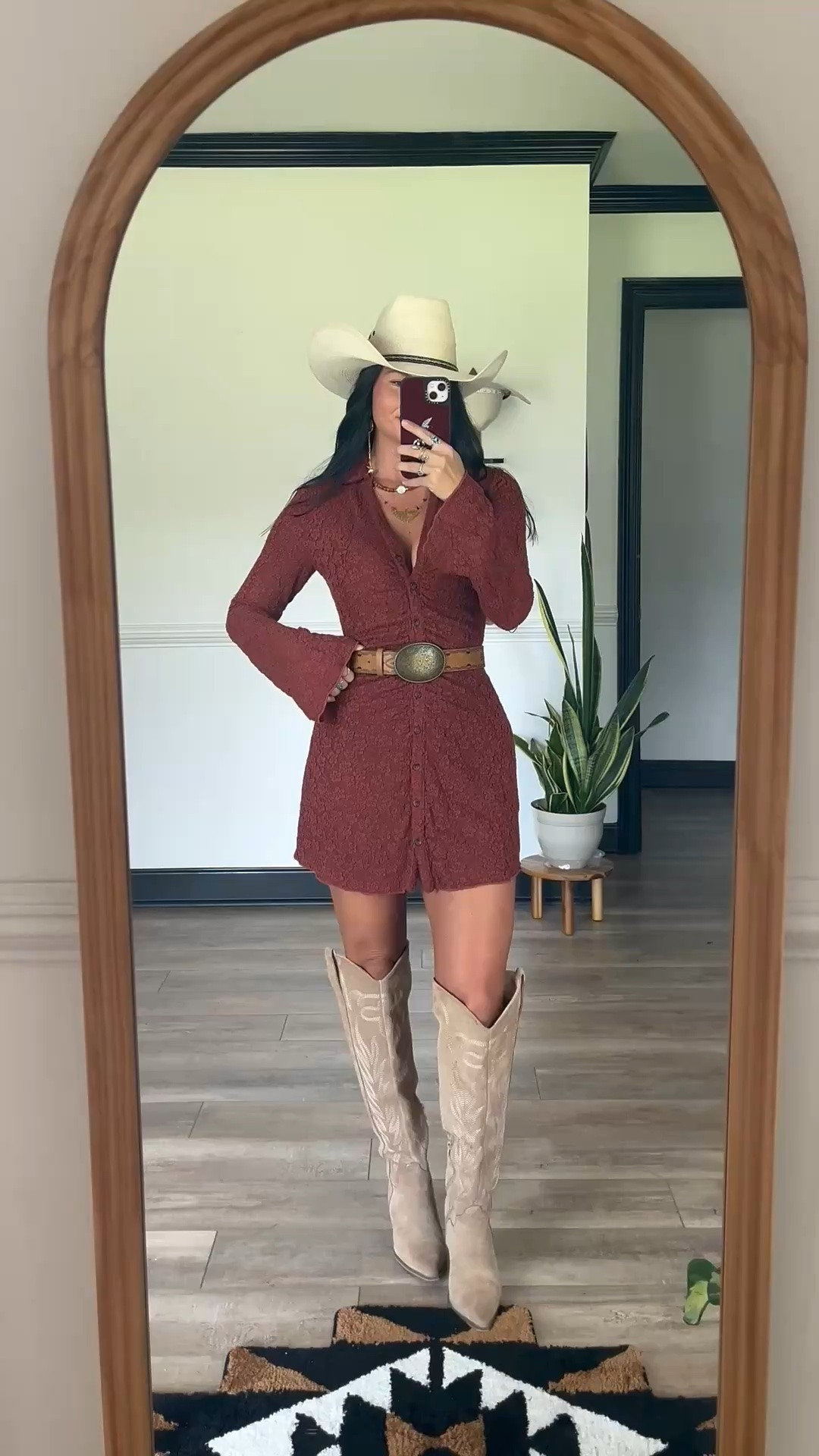 My mini dress comes in 3 colors!! Wearing xs could also size up to small! Shorter in length so great for us petite girls! I am 5’1 

Necklaces were from Highway Hippie code LORI10 
Code LORILYNN35 to save on boots

#LTKootd #LTKgrwm #LTKSeasonal
