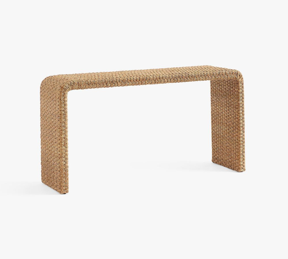 Capitola Woven Console Table (58") | Pottery Barn (US)