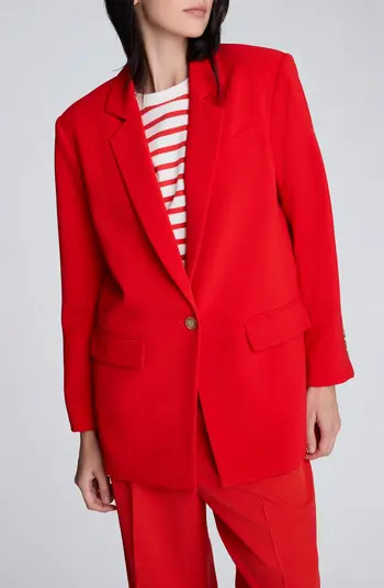 Oversize Luxe Twill Blazer | Nordstrom