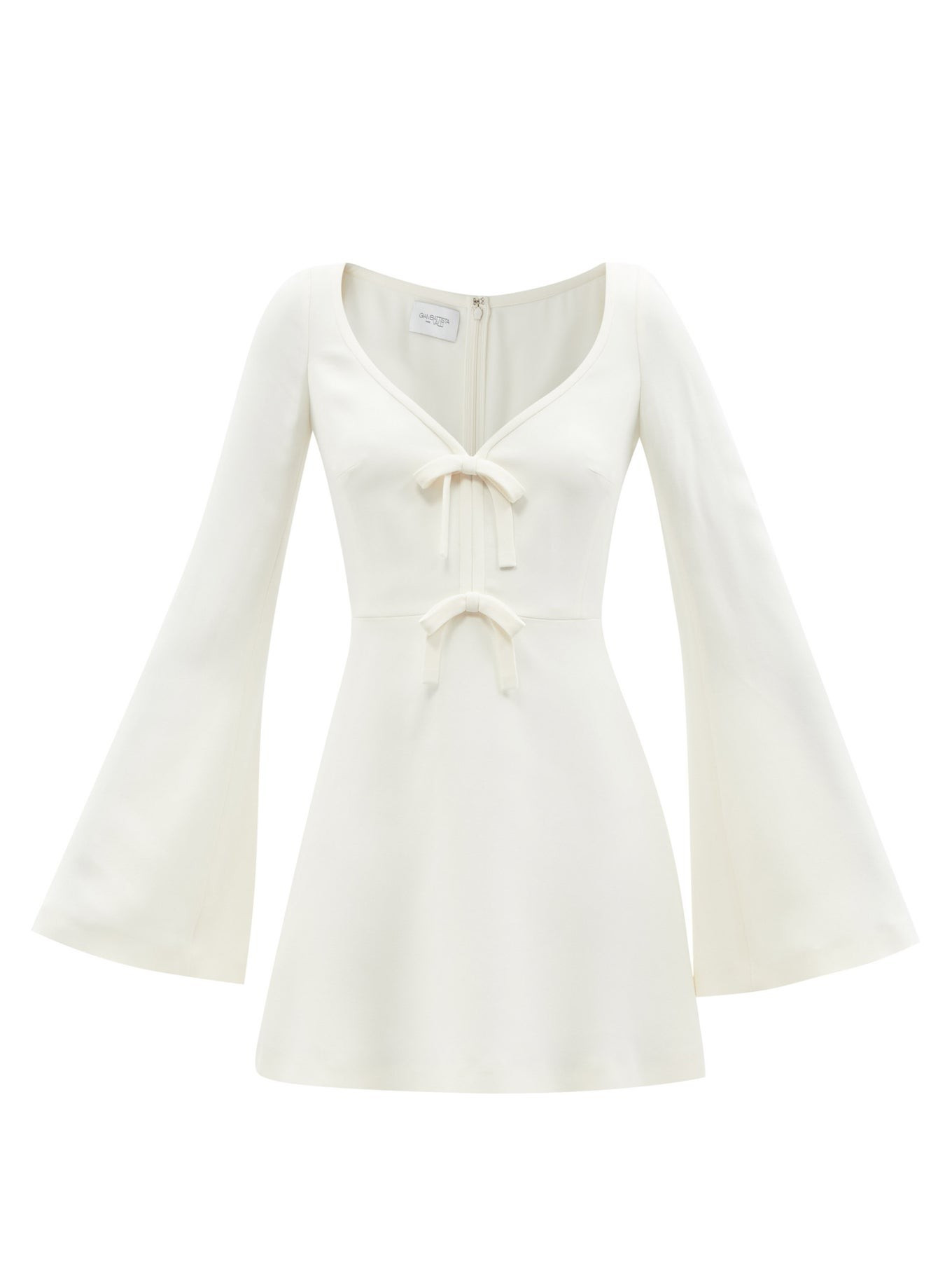 Bow-appliqué crepe mini dress | Giambattista Valli | Matches (US)