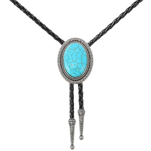 SANSTHS Bolo Tie for Men Cowboy Tie Native American Retro Western Necklace Cowboy Cowgirl Accessories for Men Women | Amazon (US)