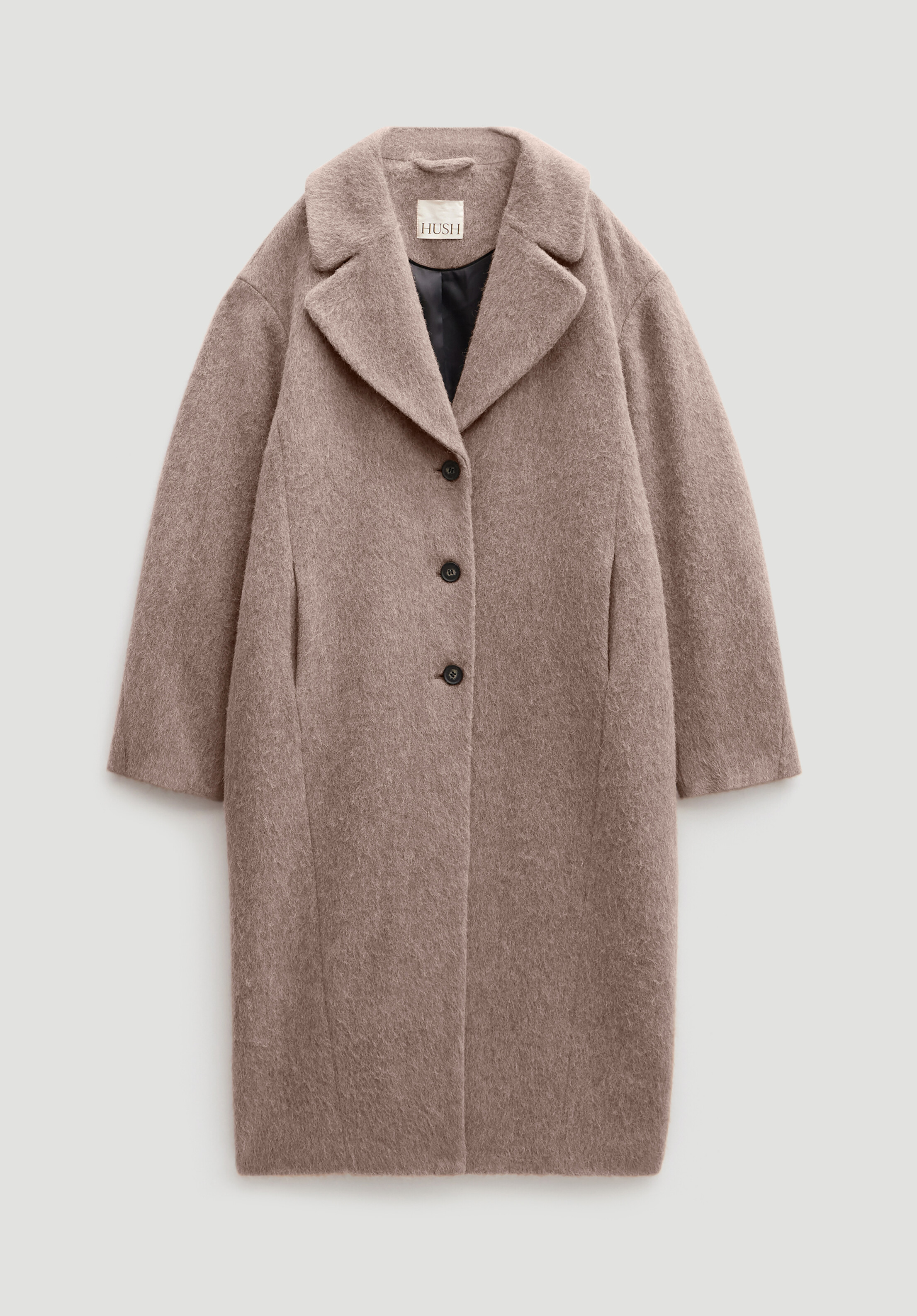 Italian Wool Cocoon Coat | Hush UK