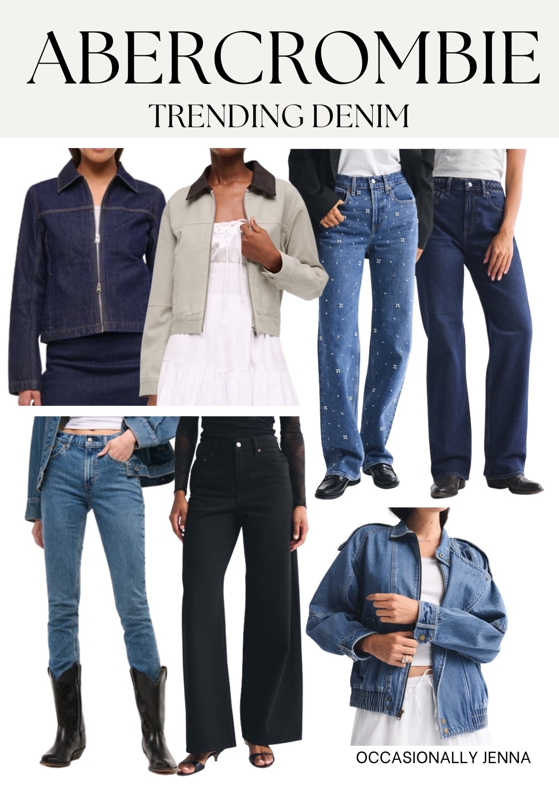 Trending denim I’m loving this season at Abercrombie! 

#LTKSeasonal