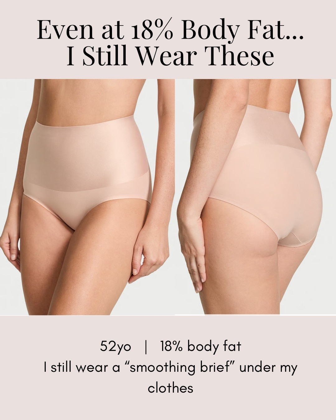 If You’re Over 45, You May Want to See These ➡️ Even at 18% body fat, I still wear smoothing briefs under my clothing. 

 #LTKSeasonal #LTKOver40 #LTKPetite