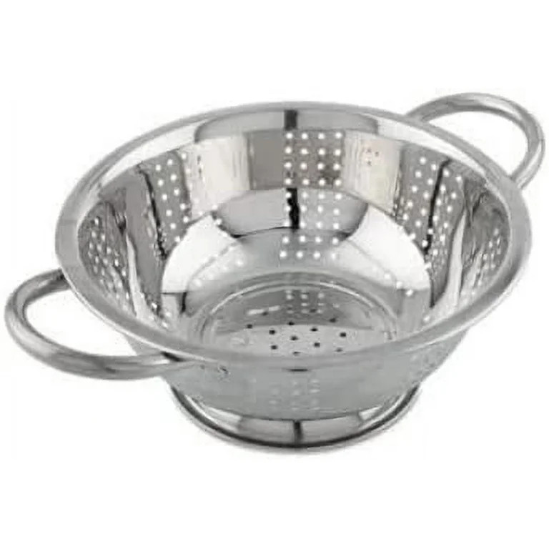 Stainless Steel Colander - Professional Strainer with Heavy Duty Handles and Self-draining Solid ... | Walmart (US)
