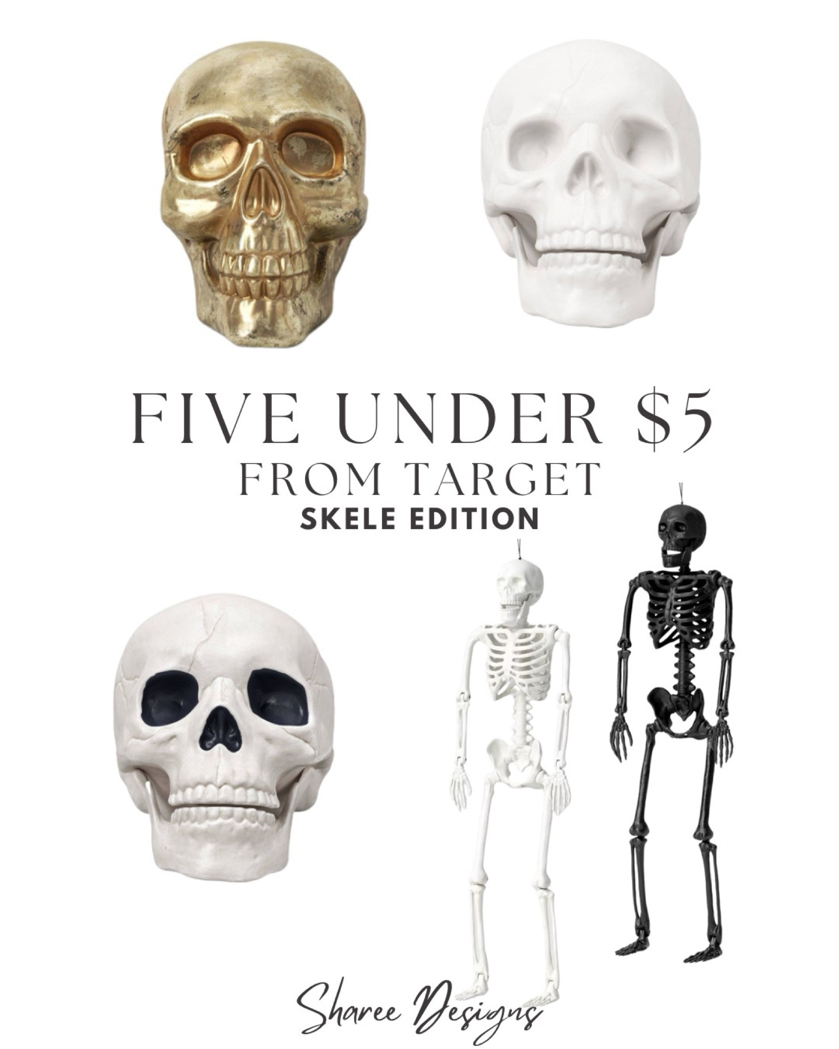 Friday five under five! Skele’s from Target for Halloween all under $5!

#LTKStyleTip #LTKSeasonal #LTKHome