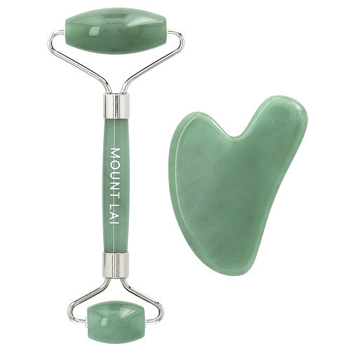 Mount Lai jade roller and gua sha set
