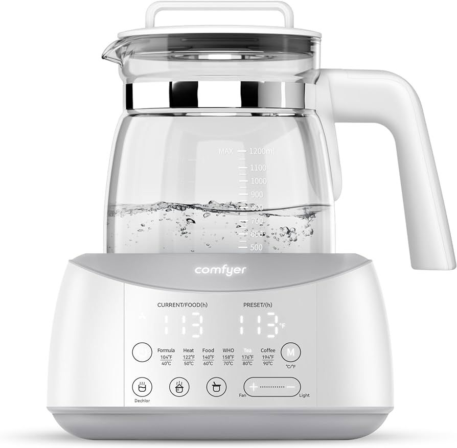 Tea Kettle Electric with 6 Temperature Control Presets Comfyer, Instant Baby Bottle Warmer, Speed... | Amazon (US)