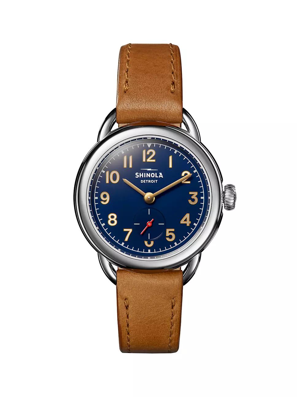 Runabout Stainless Steel & Leather Strap Watch/36MM | Saks Fifth Avenue
