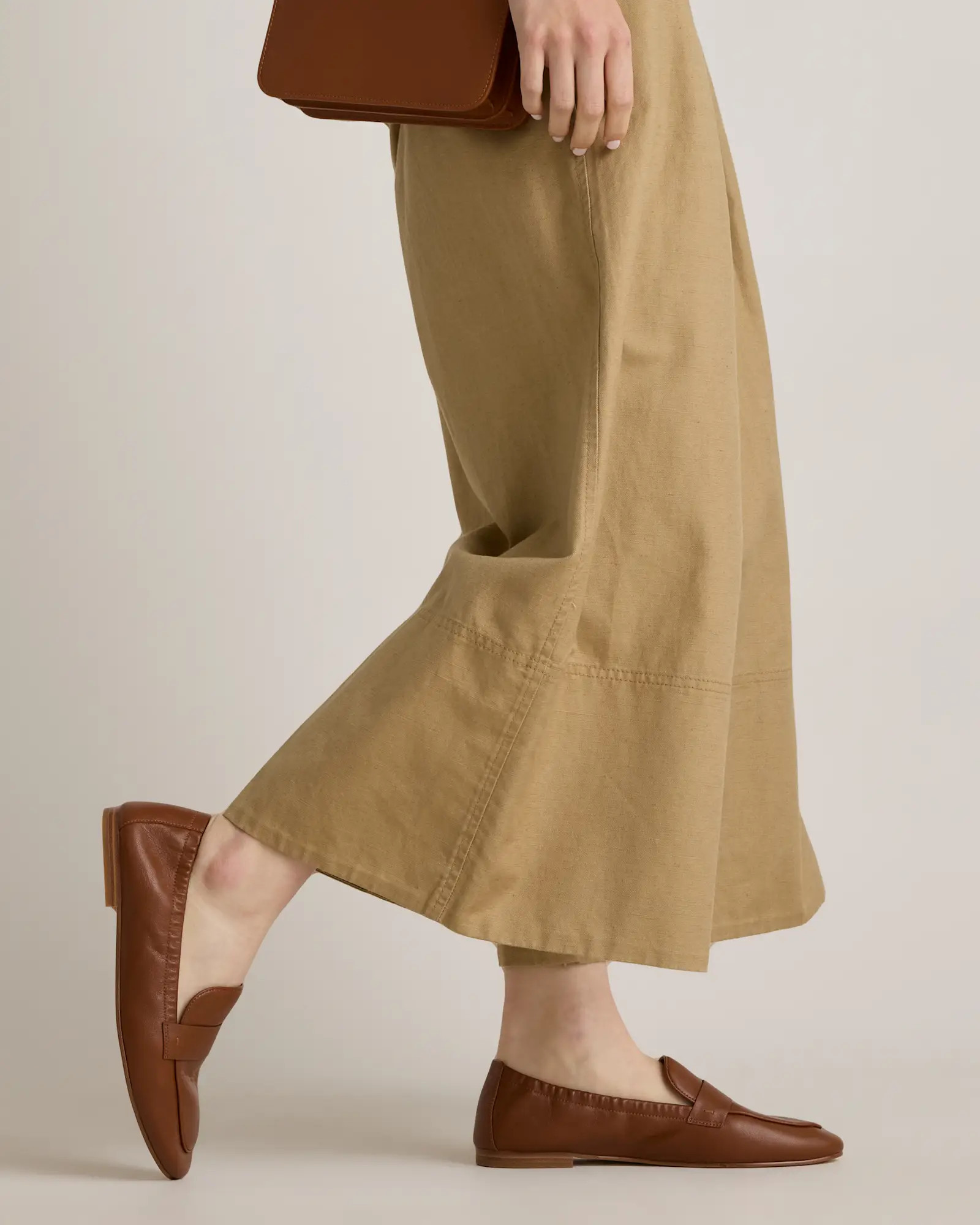 Italian Leather Soft Loafer in Cognac | Quince