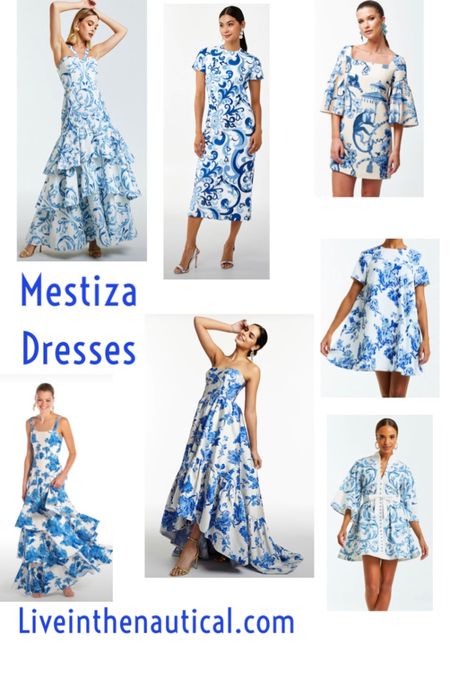 I love a great dress and love blue and white. Mestiza has designed stunning dresses Chinoiserie inspired. 

#LTKwedding #LTKFind #LTKstyletip