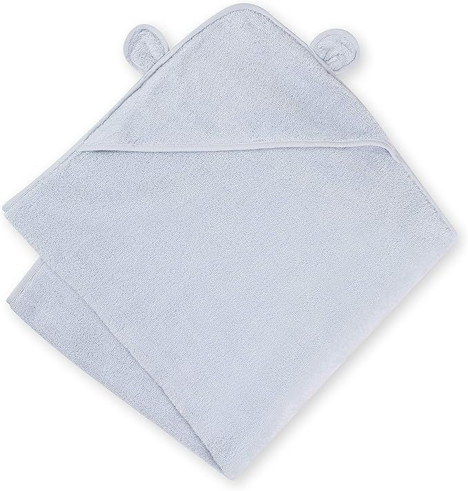 Natemia Organic Hooded Baby Towel – Ultra Soft and Absorbent Cloud Touch Cotton Hooded Bath Tow... | Amazon (US)