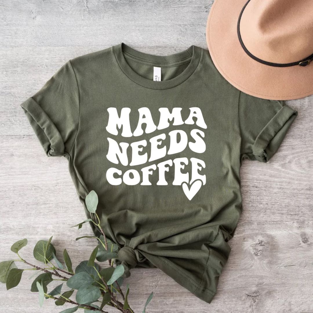 Mama Needs Coffee Shirt, Funny Mom Shirt, Mom Life T-shirt, Mom Tee, Mother's Day Shirt, Mom Shir... | Etsy (US)