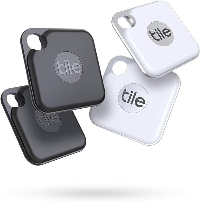 Tile Pro (2020) 4-pack - High Performance Bluetooth Tracker, Keys Finder and Item Locator for Key... | Amazon (US)