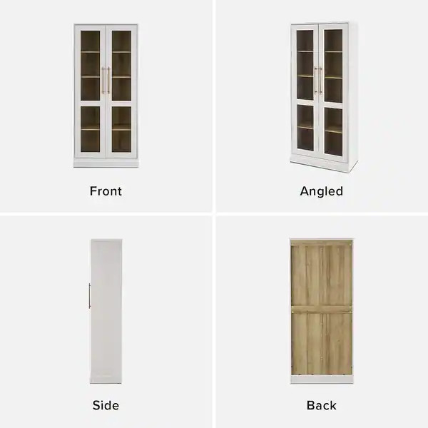 Mopio Blake Tall Cabinet - White | Bed Bath & Beyond