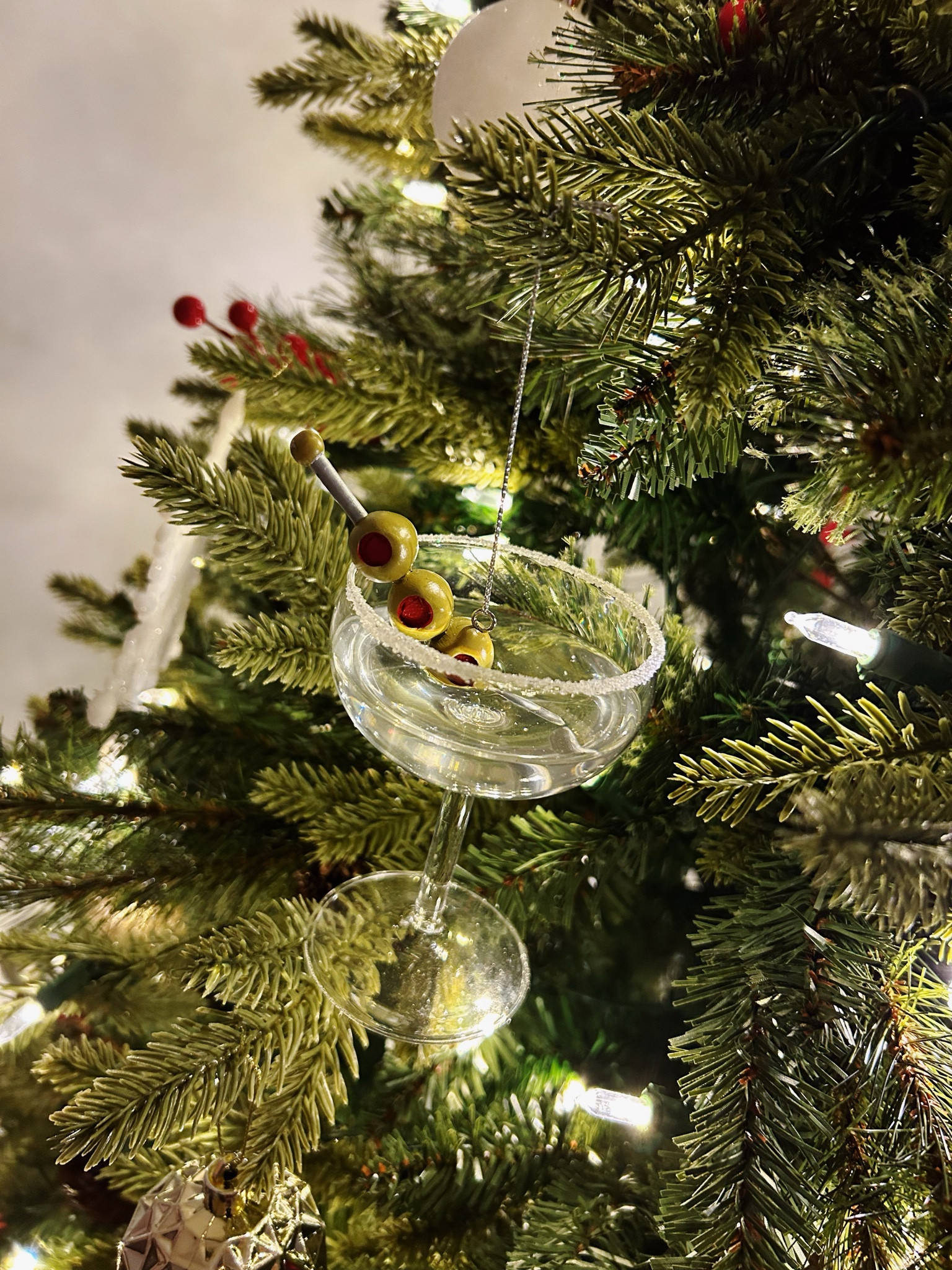 Martini ornament!🍸🎄(couldn’t find the exact - try WestElm)

#LTKHome #LTKSeasonal #LTKHoliday